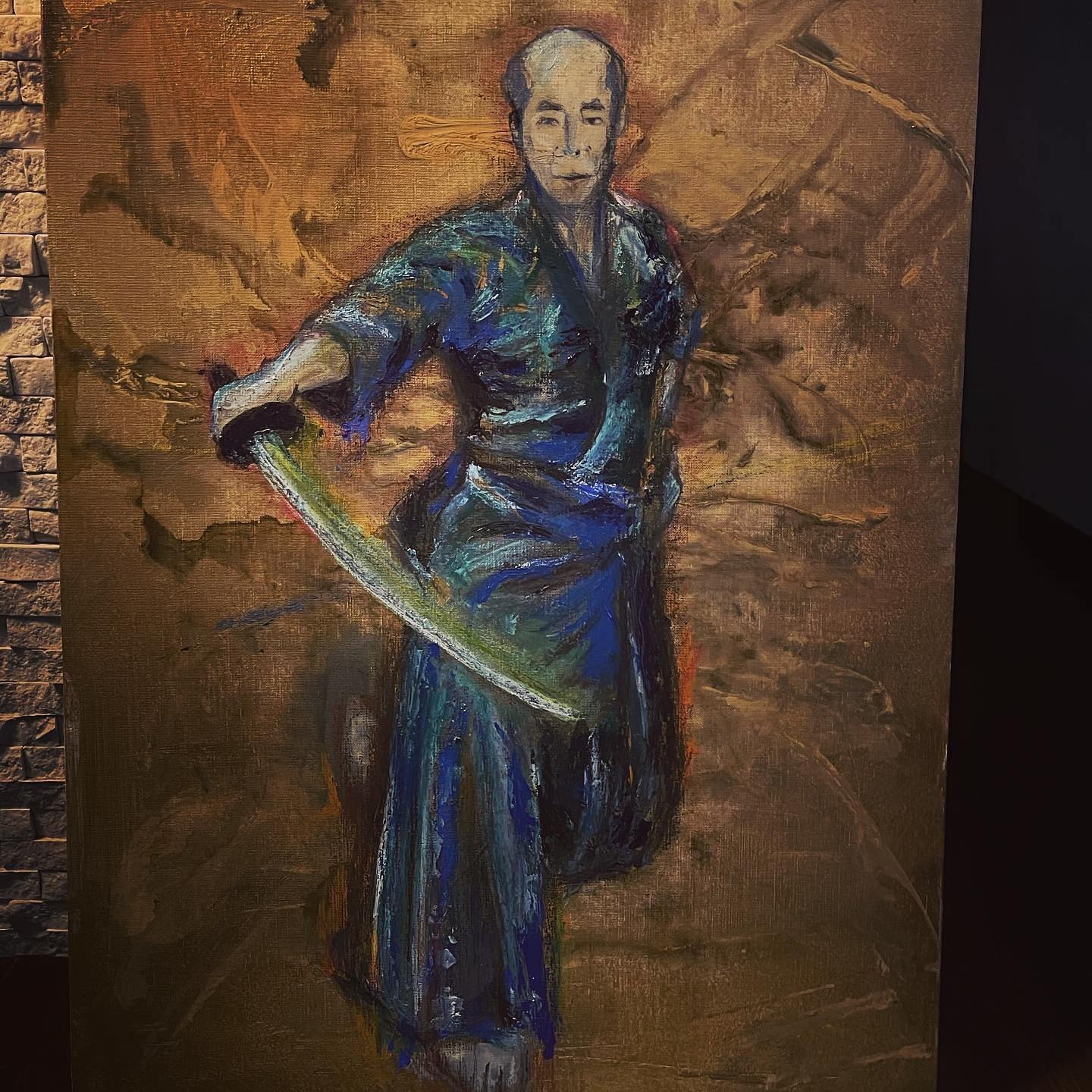 剣道の油画 剣道絵画: P－STYLE